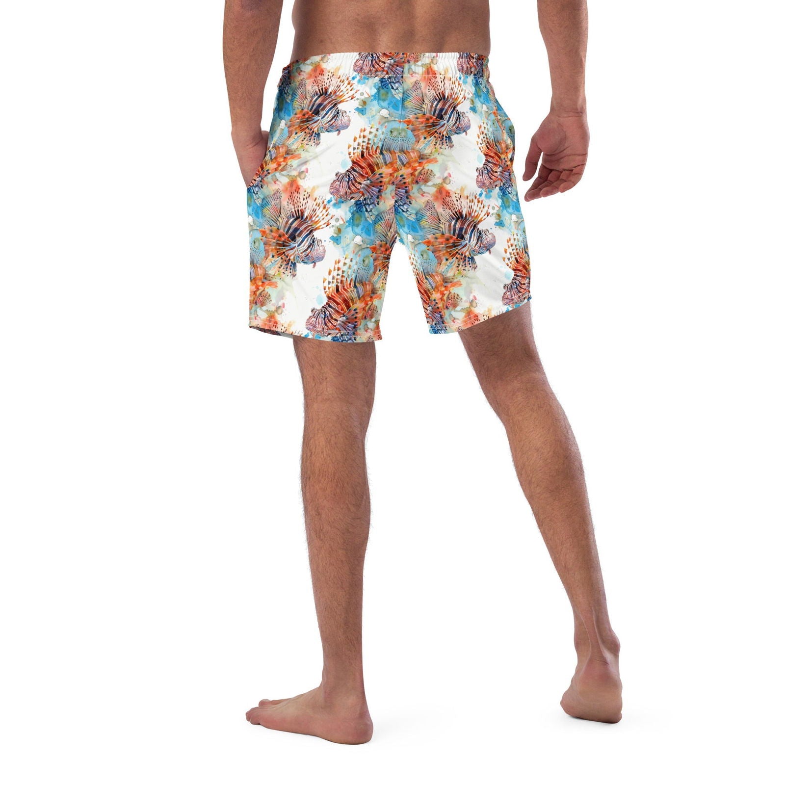 Invasive Lionfish Men's Swim Trunks - Salinity Swimwear -    - #tag1#