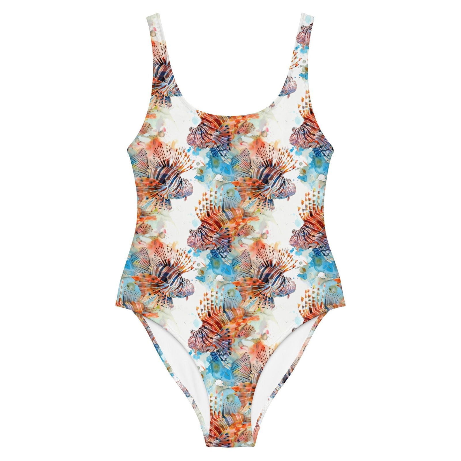 Invasive Lionfish One-Piece Swimsuit - Salinity Swimwear