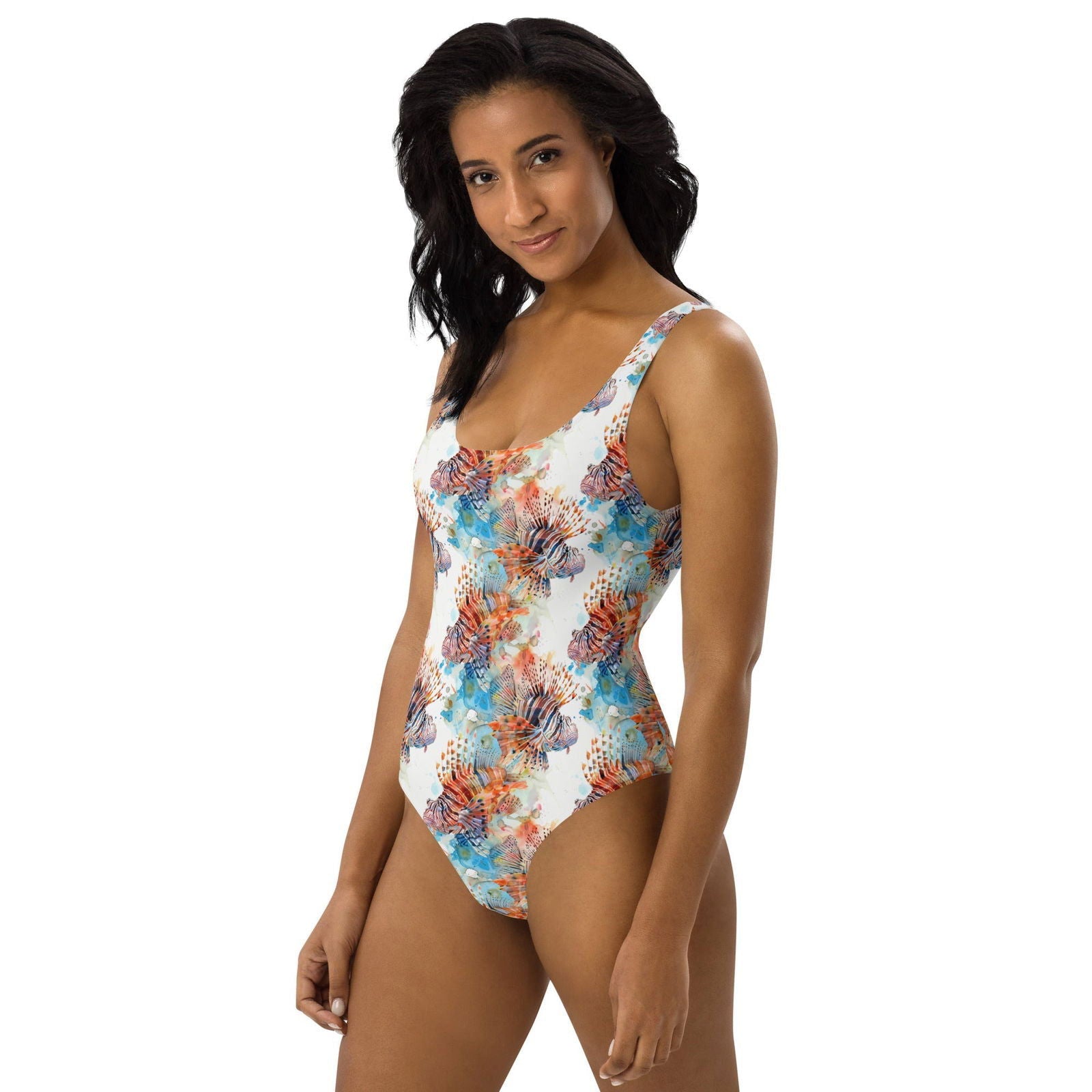 Invasive Lionfish One-Piece Swimsuit - Salinity Swimwear