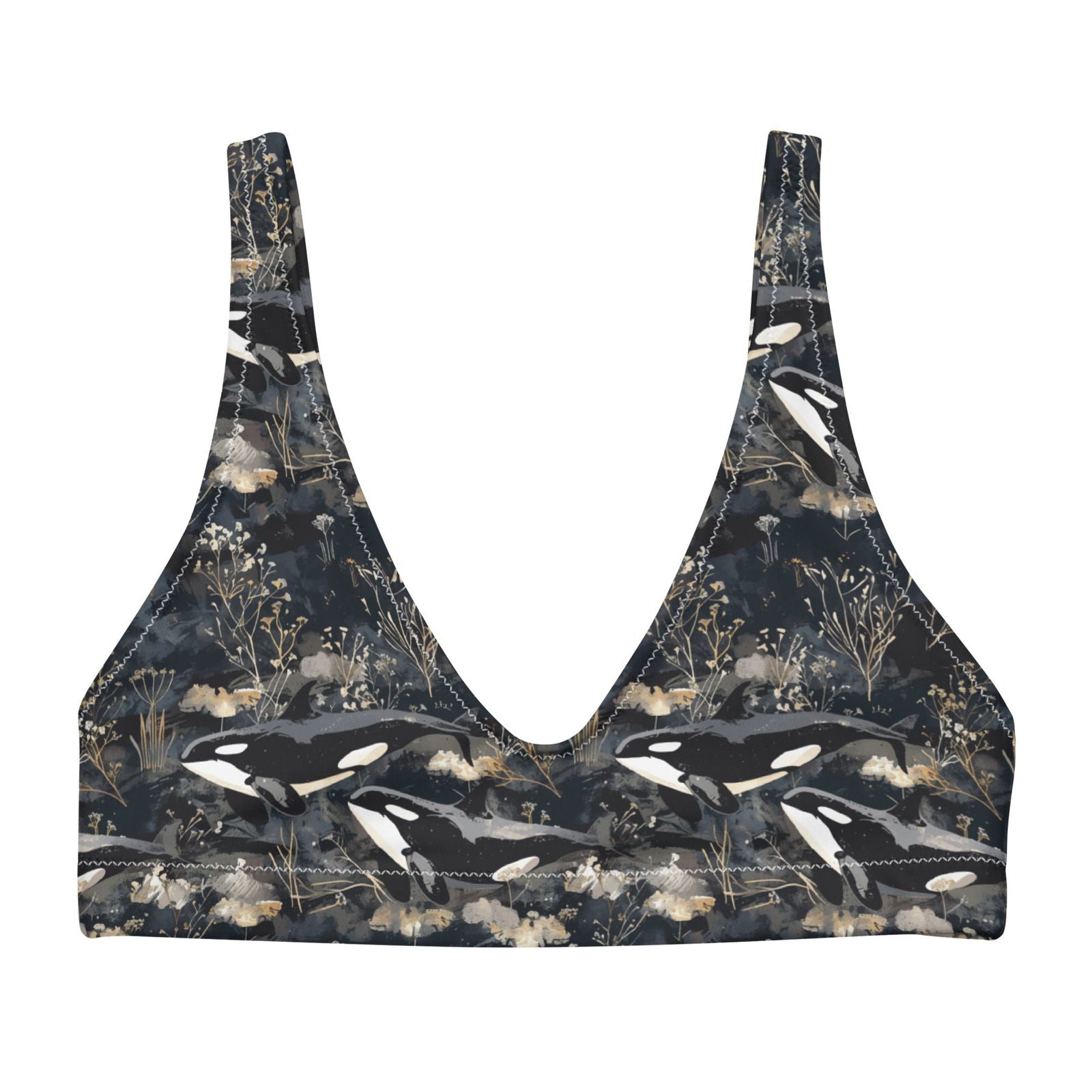 Midnight Orca Eco Bikini Top - Salinity Swimwear