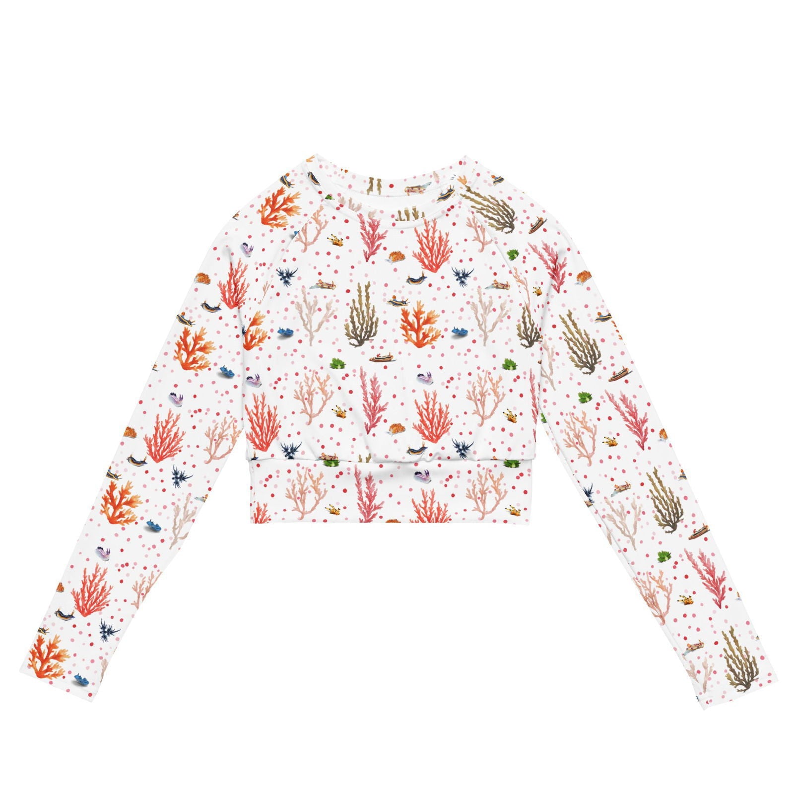 Nudibranch Bliss Long Sleeve Eco Cropped Rash Guard - Salinity Swimwear