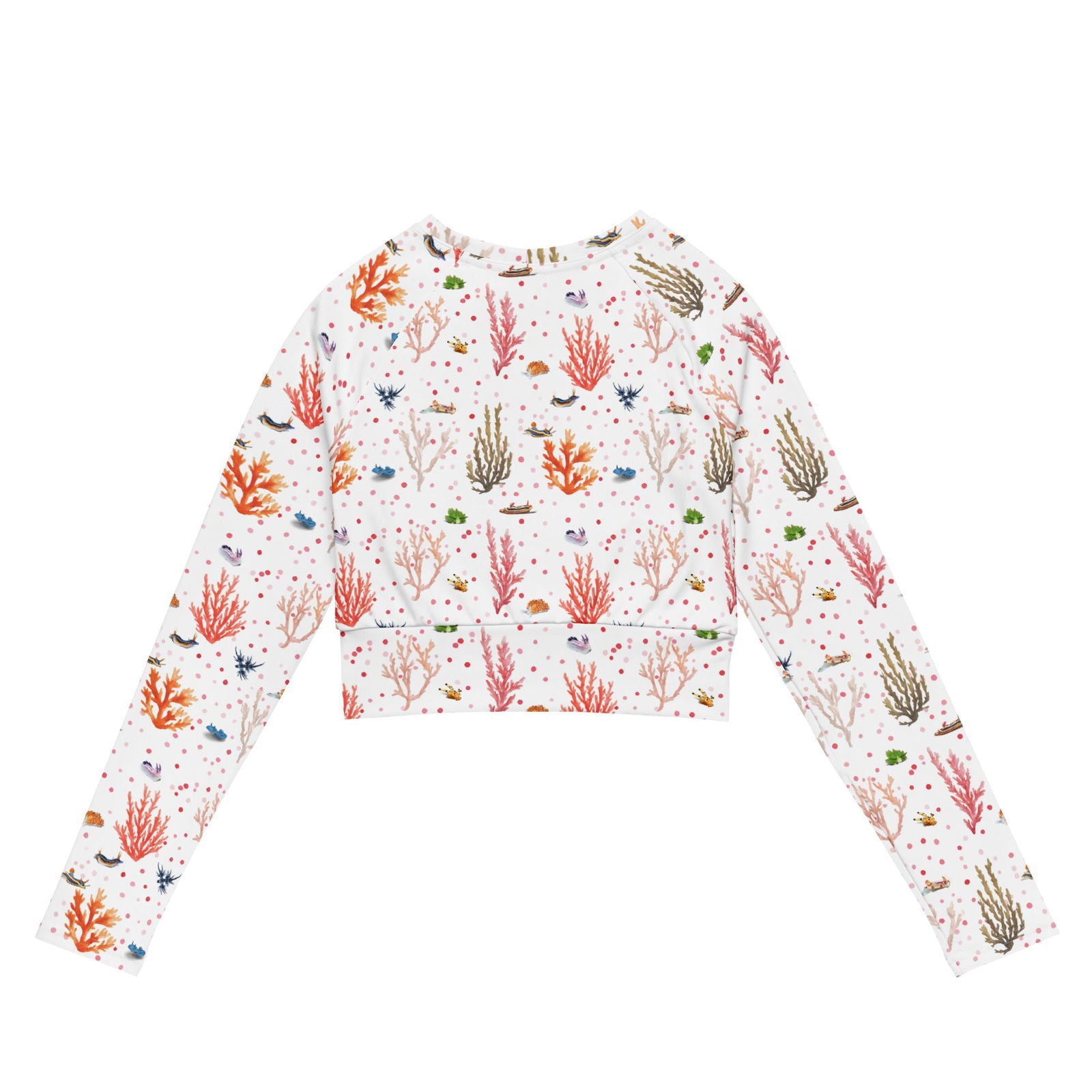 Nudibranch Bliss Long Sleeve Eco Cropped Rash Guard - Salinity Swimwear