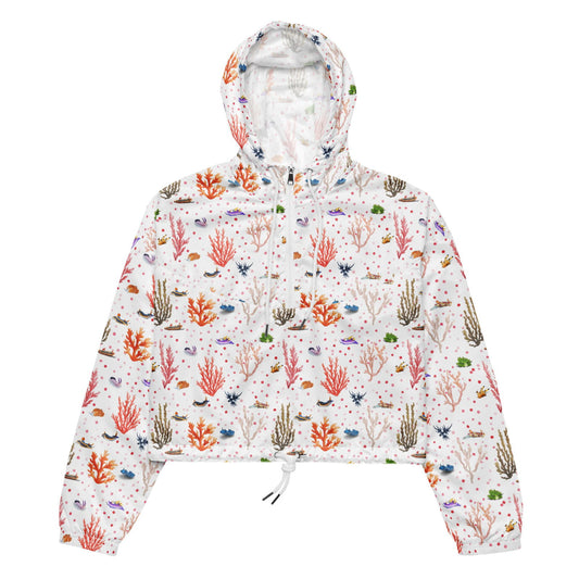 Nudibranch Bliss Women’s Cropped Windbreaker - Salinity Swimwear -    - #tag1#