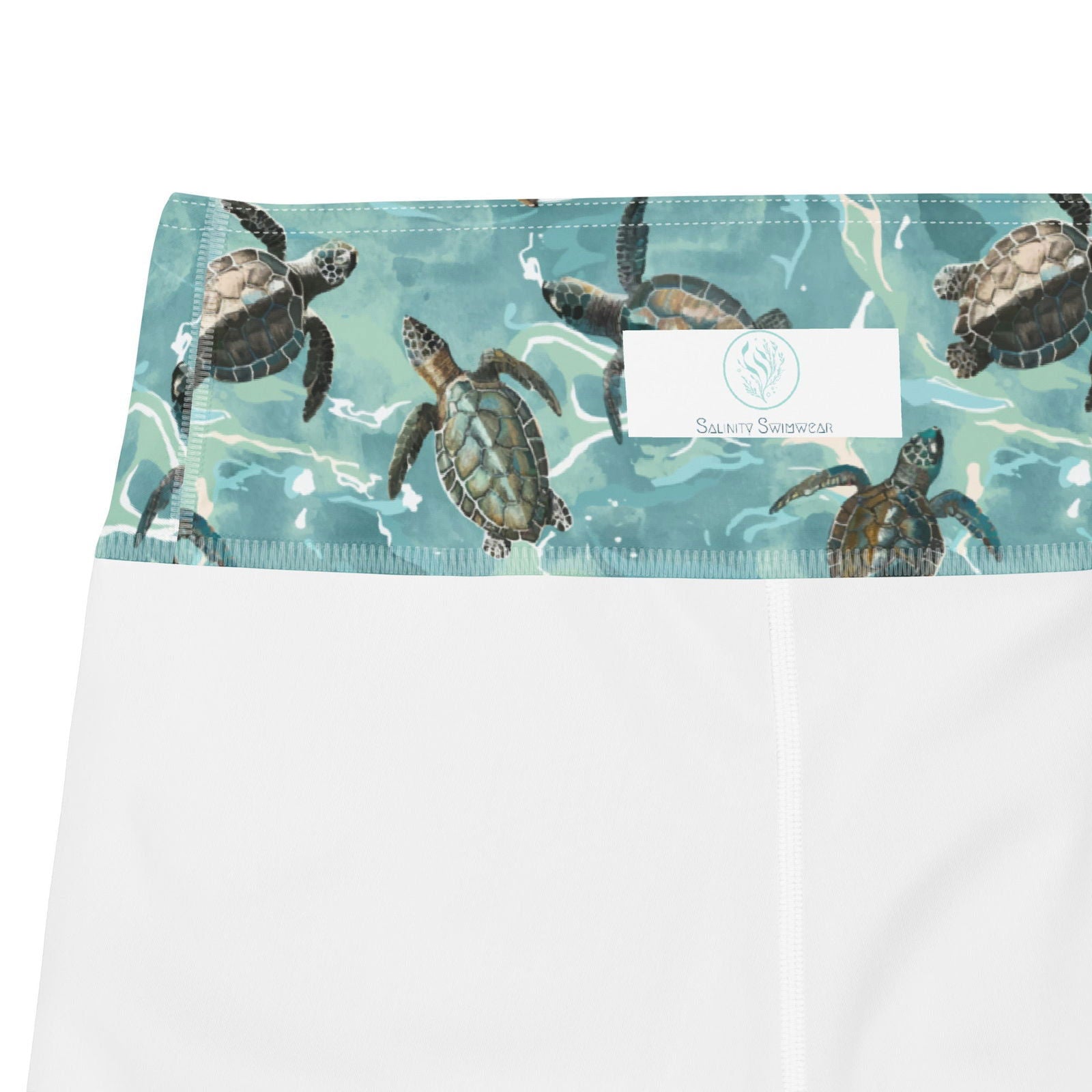 Oceanic Sea Turtle Capri Swim Leggings - Salinity Swimwear
