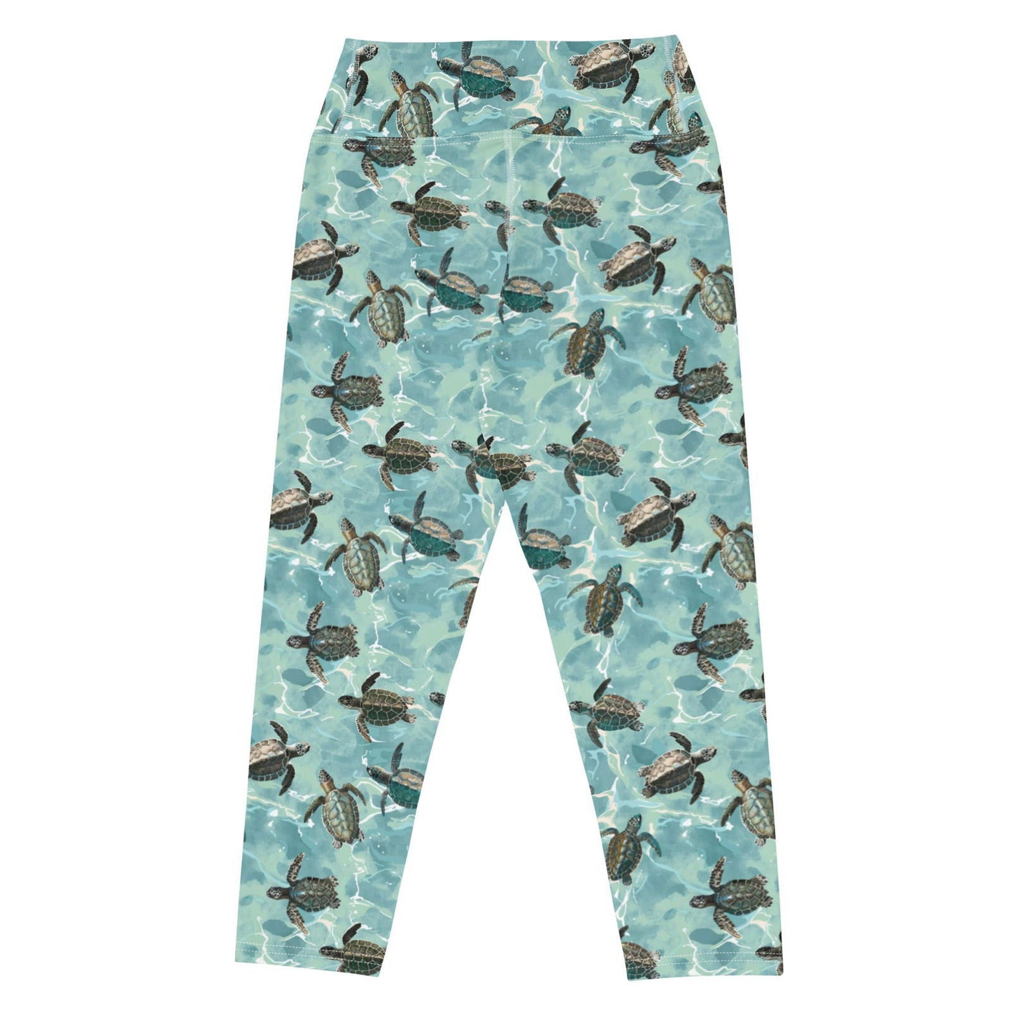 Oceanic Sea Turtle Capri Swim Leggings - Salinity Swimwear