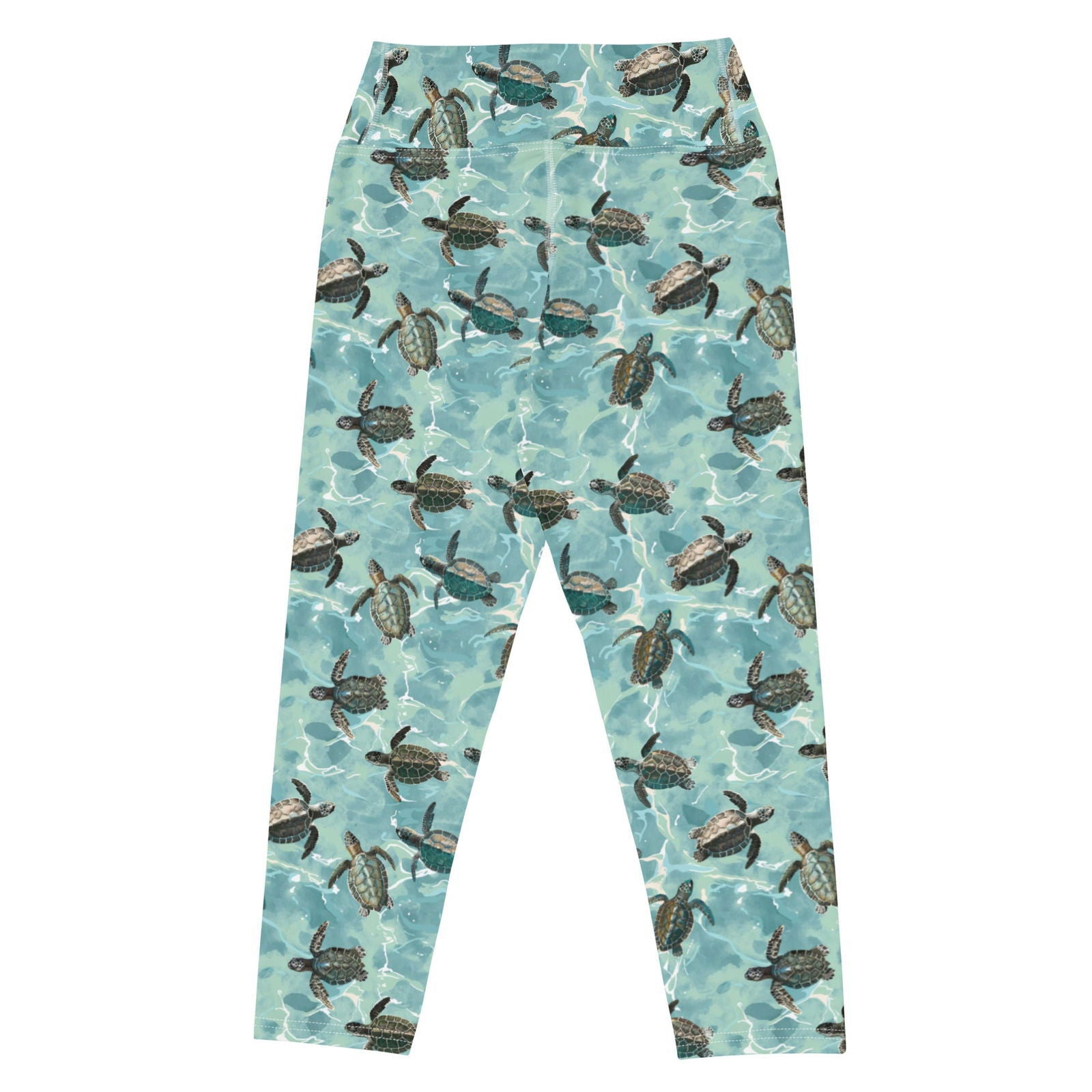 Oceanic Sea Turtle Capri Swim Leggings - Salinity Swimwear