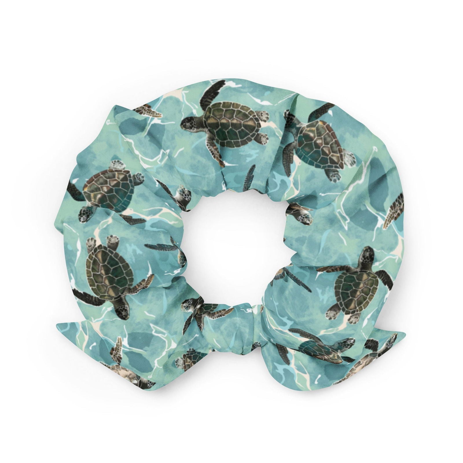 Oceanic Sea Turtle Eco-Scrunchie - Salinity Swimwear