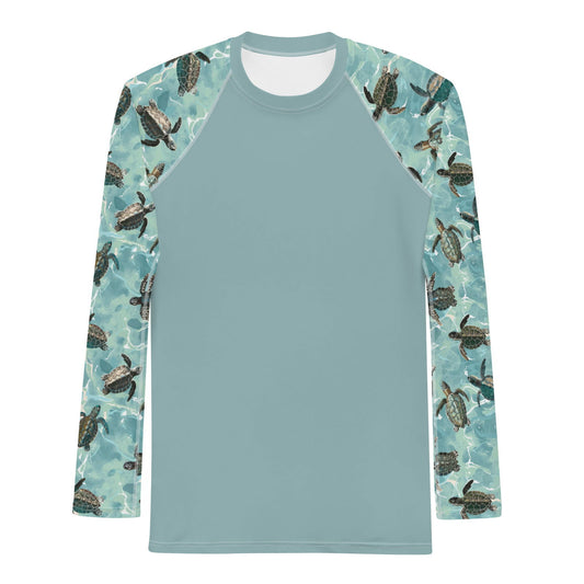 Oceanic Sea Turtle Men's Rash Guard - Salinity Swimwear - Rash Guard   - #tag1# - #tag2# - #tag3# - #tag4#