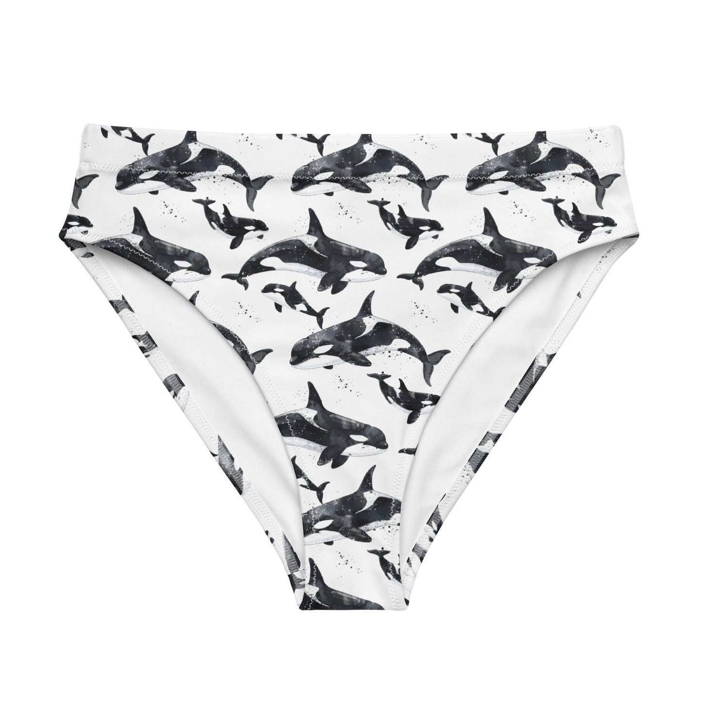 Orca Pod Eco High-Waisted Bikini Bottom - Salinity Swimwear