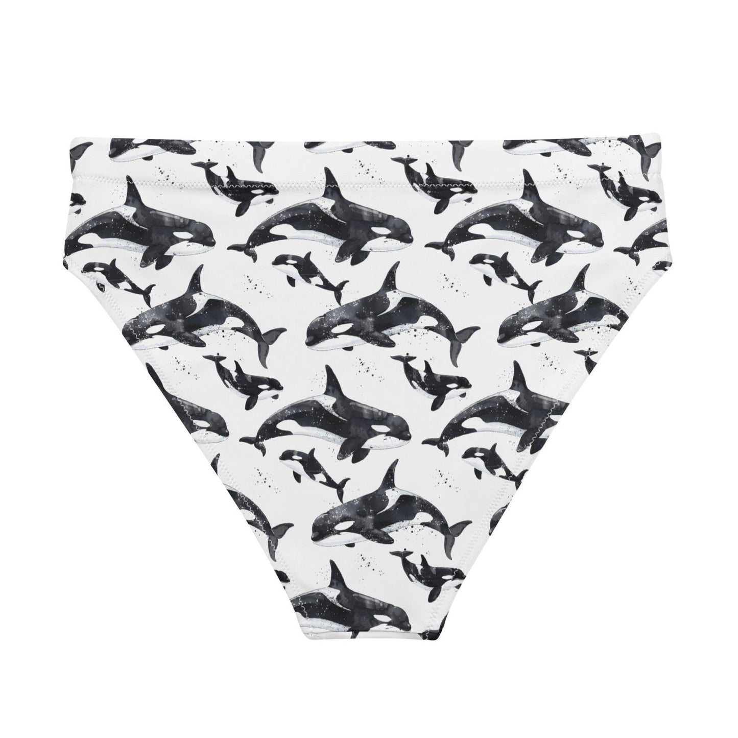 Orca Pod Eco High-Waisted Bikini Bottom - Salinity Swimwear