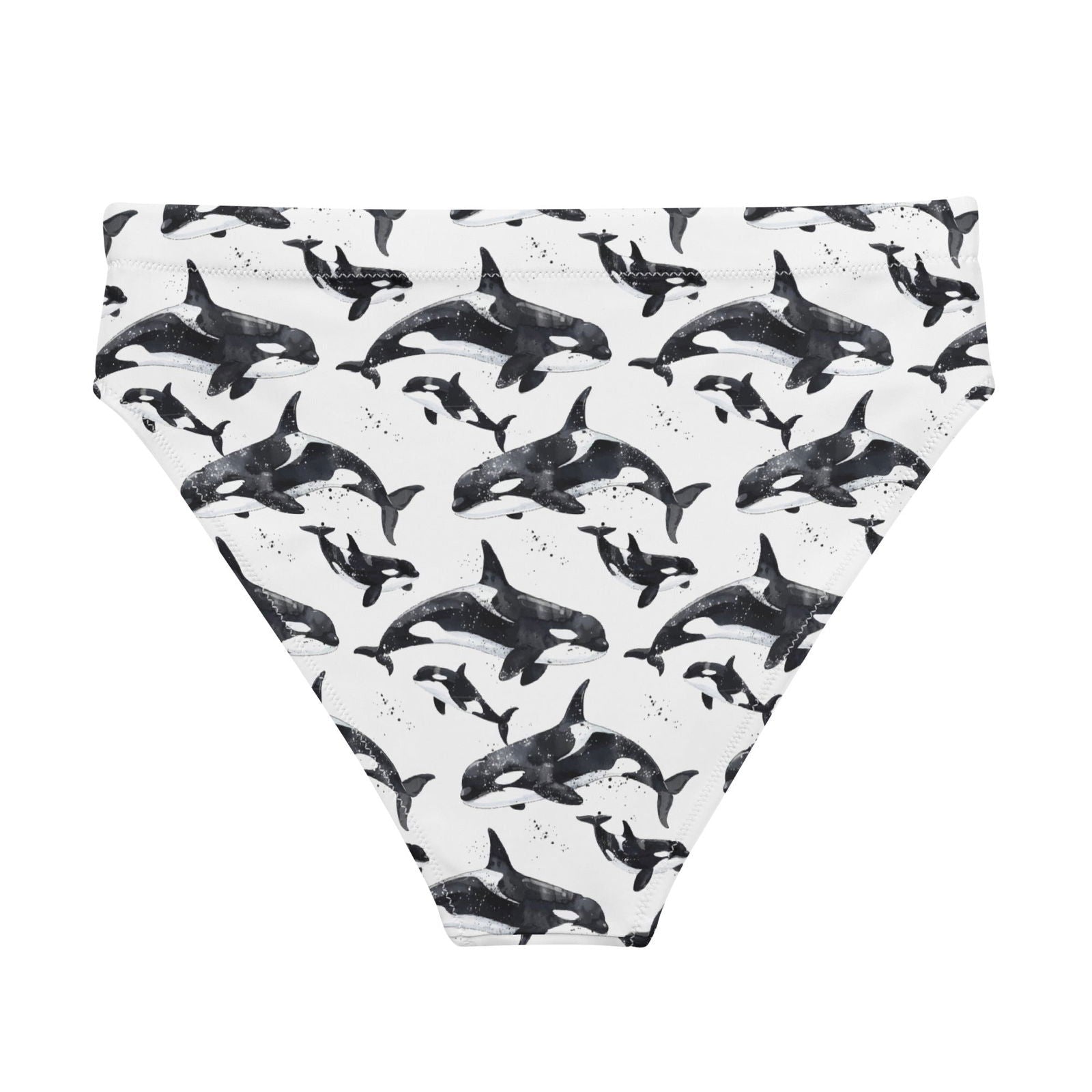 Orca Pod Eco High-Waisted Bikini Bottom - Salinity Swimwear