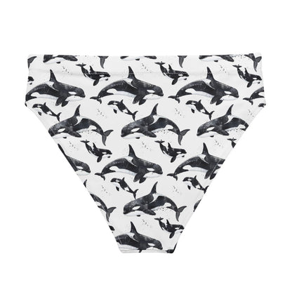 Orca Pod Eco High-Waisted Bikini Bottom - Salinity Swimwear