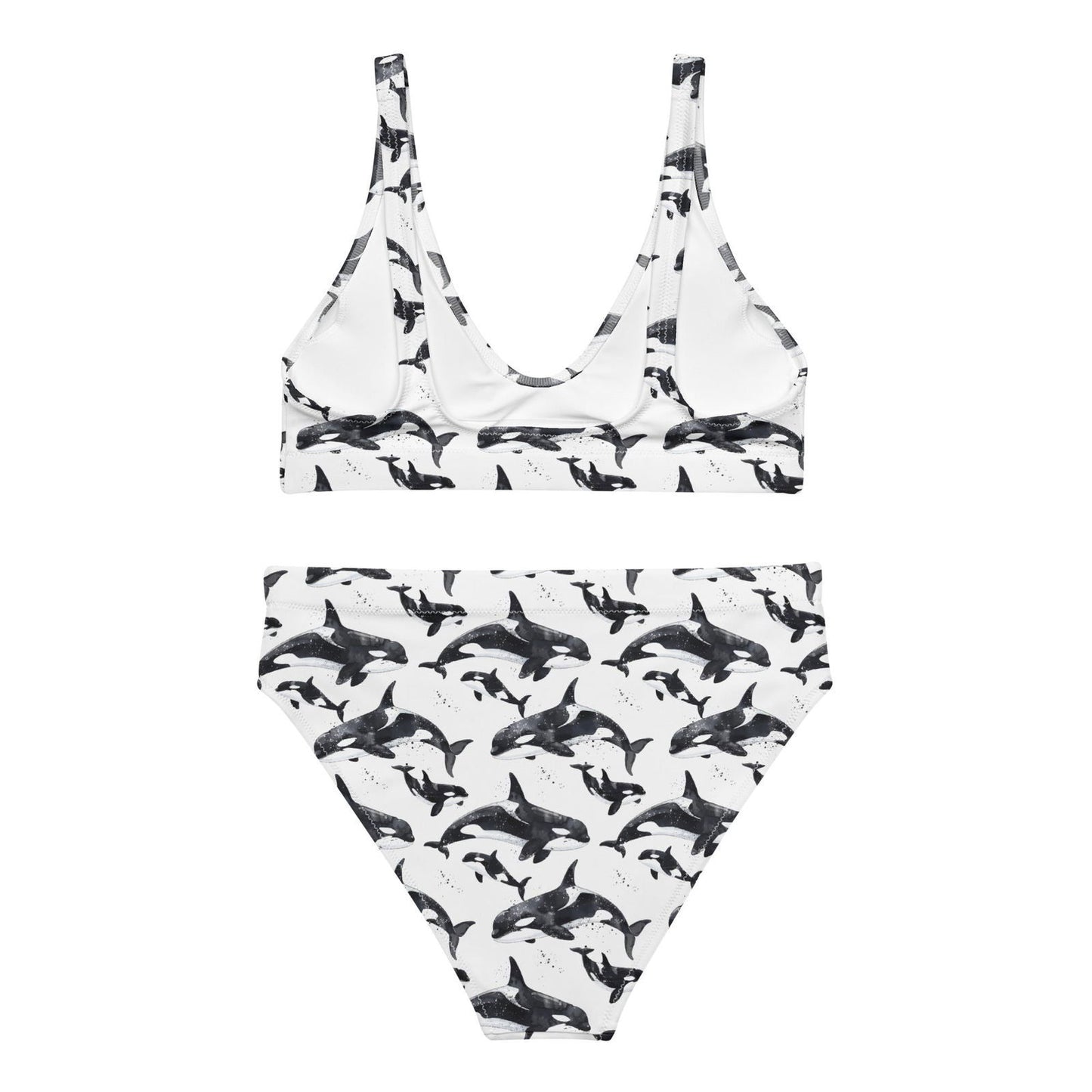Orca Pod Eco High-Waisted Bikini Set - Salinity Swimwear