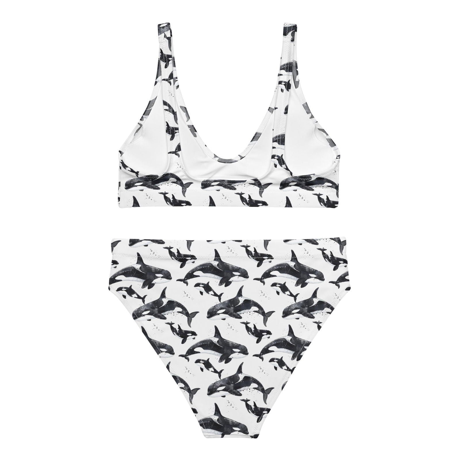 Orca Pod Eco High-Waisted Bikini Set - Salinity Swimwear