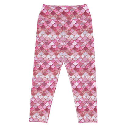 Pink Pearl Mermaid Capri Swim Leggings - Salinity Swimwear
