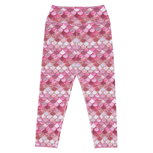 Pink Pearl Mermaid Capri Swim Leggings - Salinity Swimwear