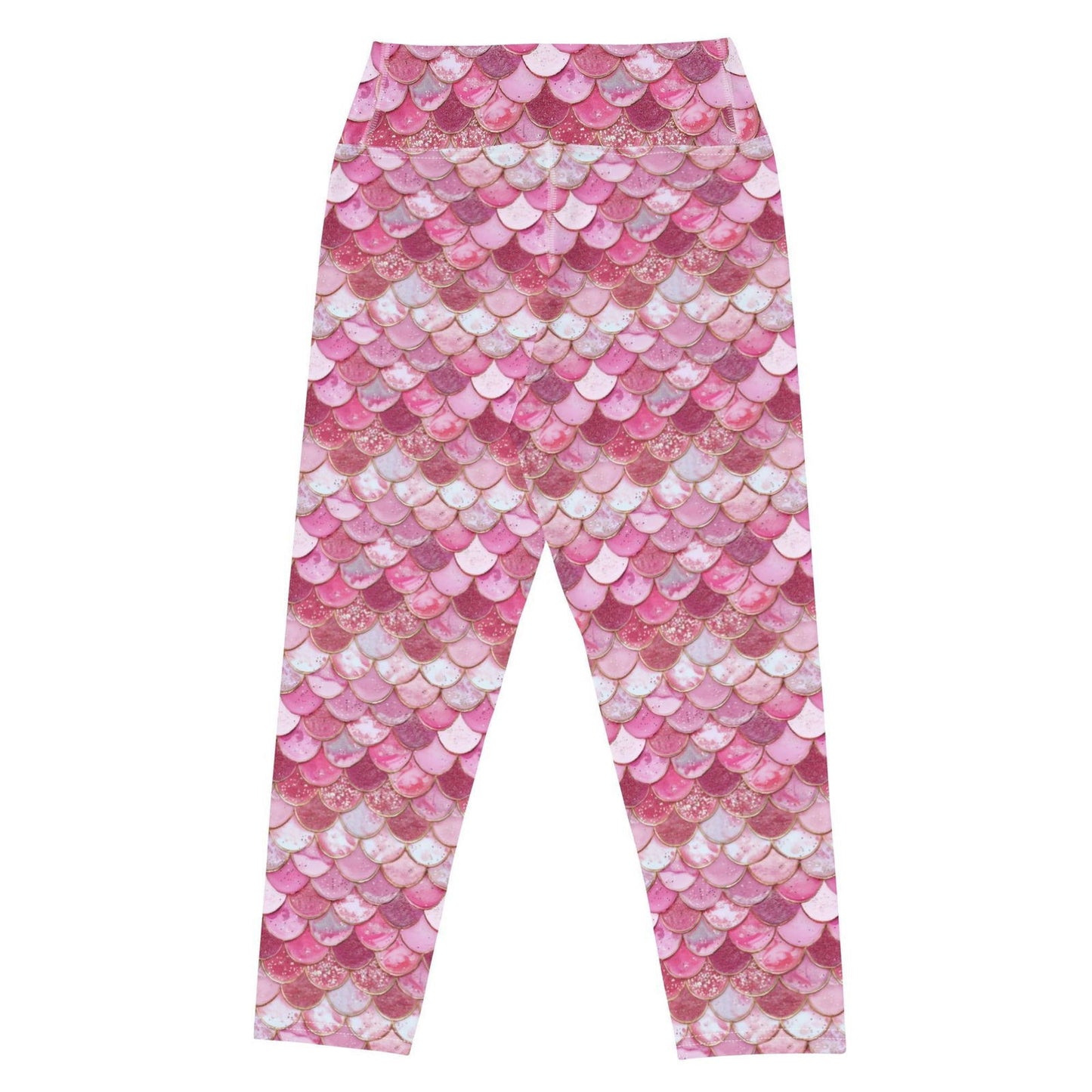 Pink Pearl Mermaid Capri Swim Leggings - Salinity Swimwear