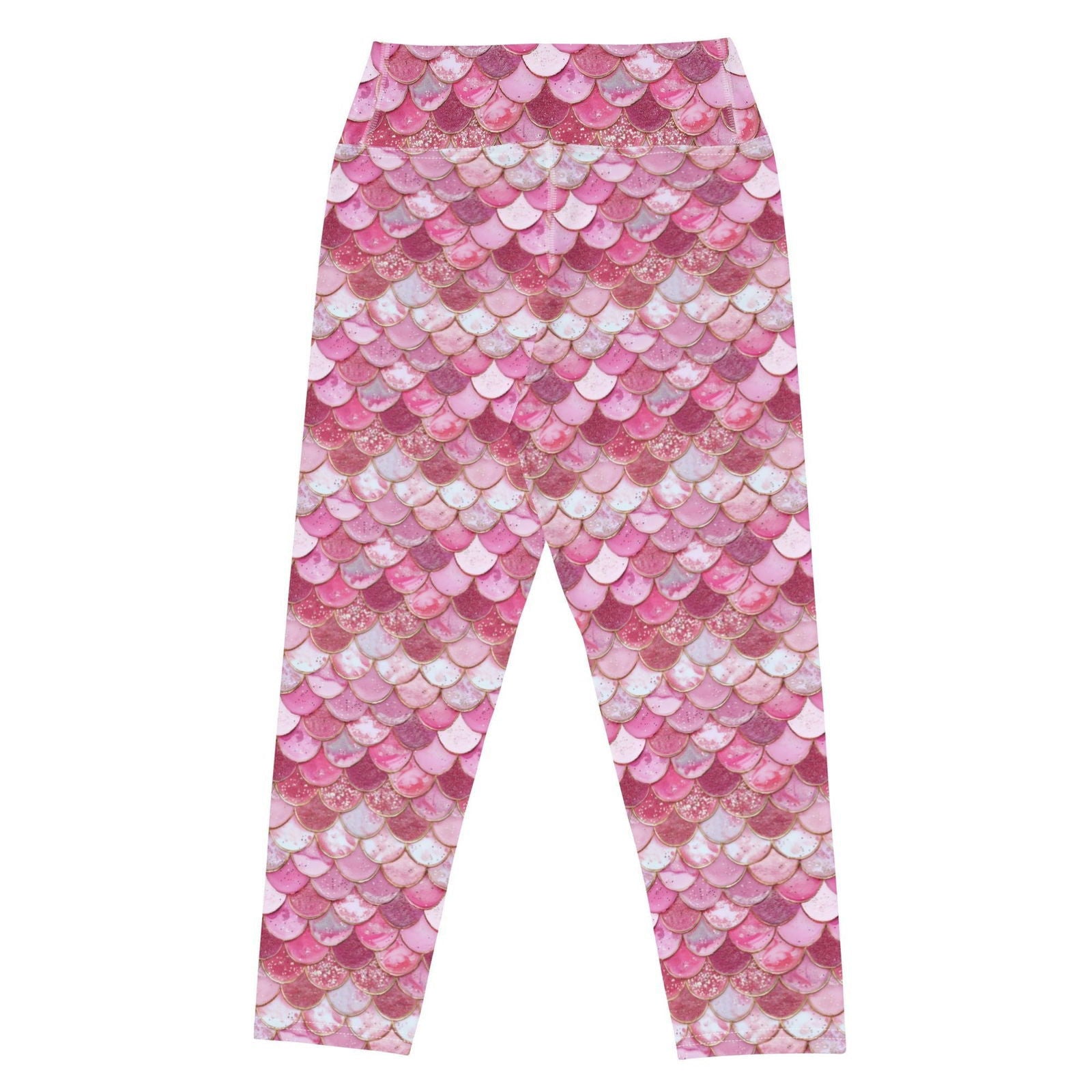 Pink Pearl Mermaid Capri Swim Leggings - Salinity Swimwear