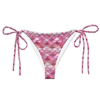 Pink Pearl Mermaid Eco String Bikini Bottom - Salinity Swimwear