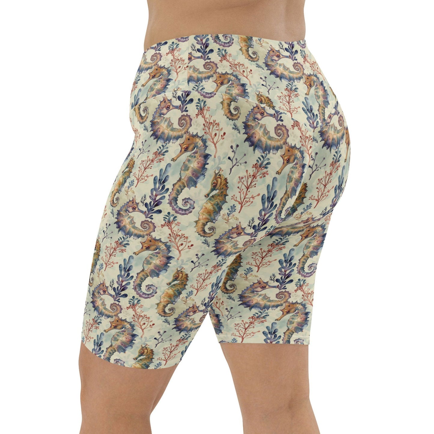Seahorse Haven 8" Inch Dive Shorts - Salinity Swimwear -    - #tag1# - #tag2# - #tag3# - #tag4#
