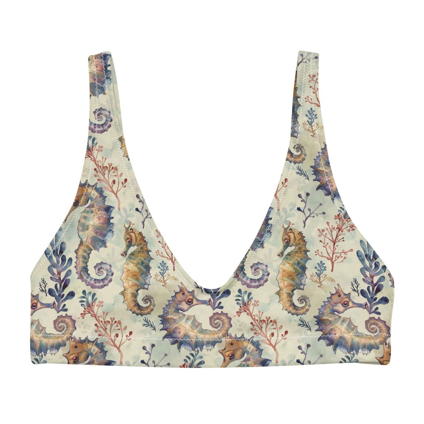 Seahorse Haven Eco Bikini Top - Salinity Swimwear