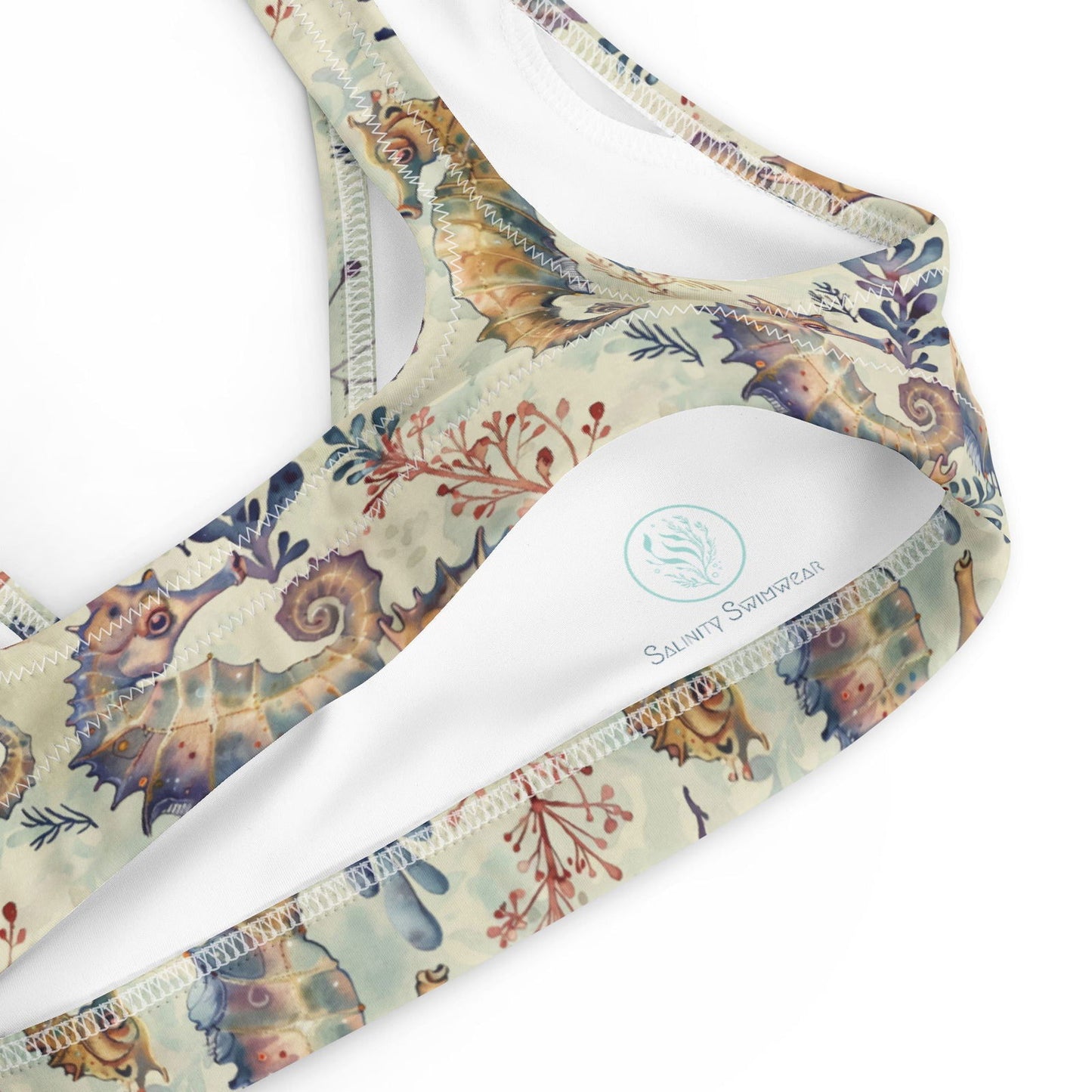 Seahorse Haven Eco Bikini Top - Salinity Swimwear