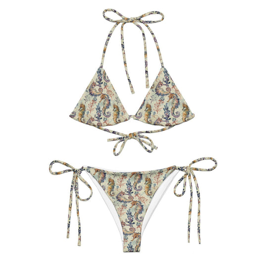 Seahorse Haven Eco String Bikini Set - Salinity Swimwear