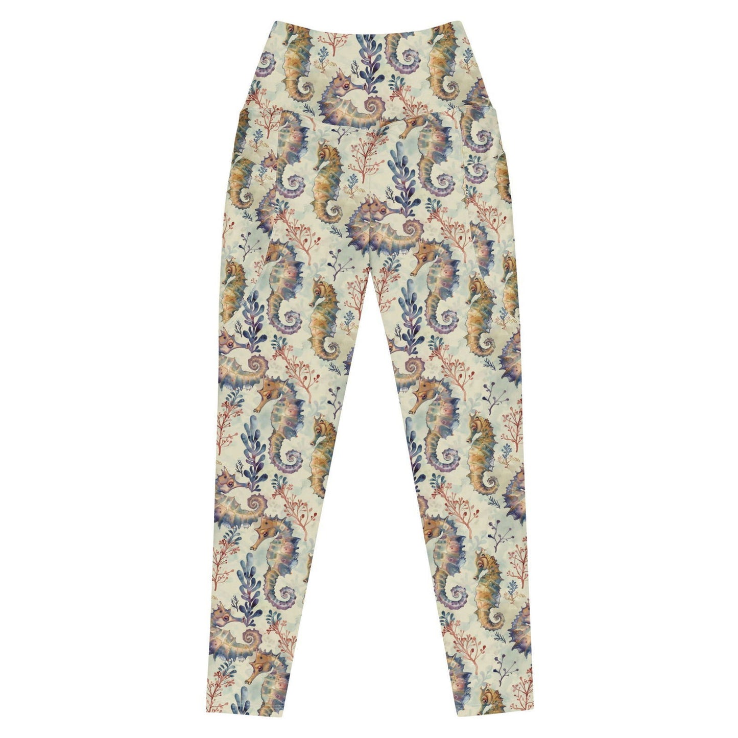 Seahorse Haven Eco Swim Leggings With Pockets - Salinity Swimwear