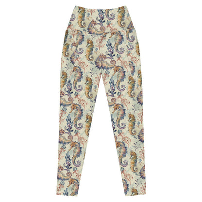 Seahorse Haven Eco Swim Leggings With Pockets - Salinity Swimwear