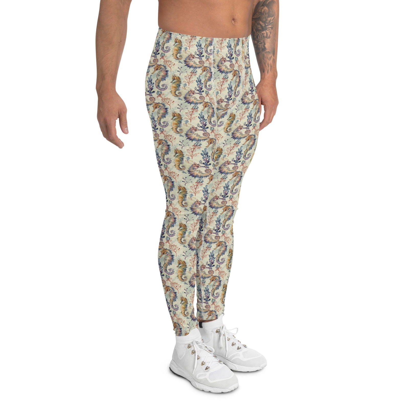 Seahorse Haven Men's Dive Leggings - Salinity Swimwear -    - #tag1# - #tag2# - #tag3# - #tag4#