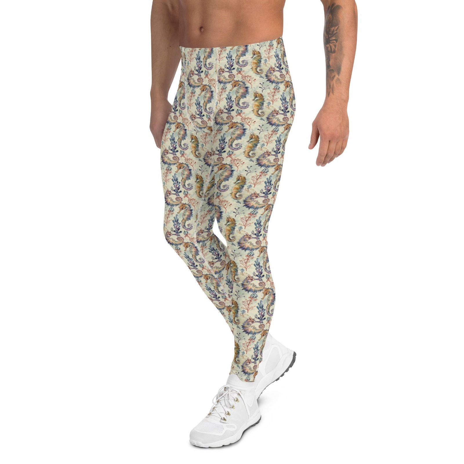 Seahorse Haven Men's Dive Leggings - Salinity Swimwear -    - #tag1# - #tag2# - #tag3# - #tag4#