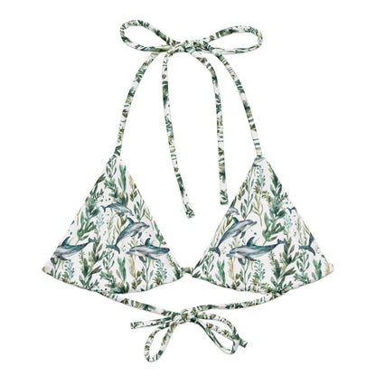 Seascape Dolphin Eco String Bikini Top - Salinity Swimwear