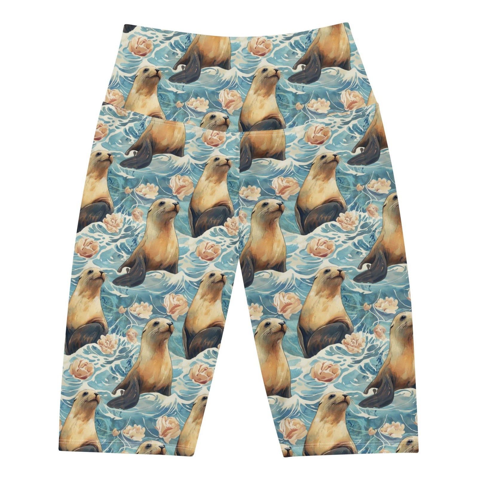 Seaside Sea Lion 8" Inch Shorts - Salinity Swimwear - Shorts   - #tag1# - #tag2# - #tag3# - #tag4#
