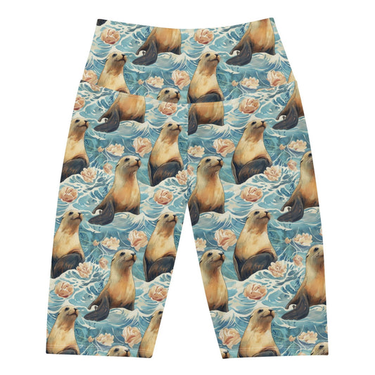 Seaside Sea Lion 8" Inch Shorts - Salinity Swimwear - Shorts   - #tag1# - #tag2# - #tag3# - #tag4#