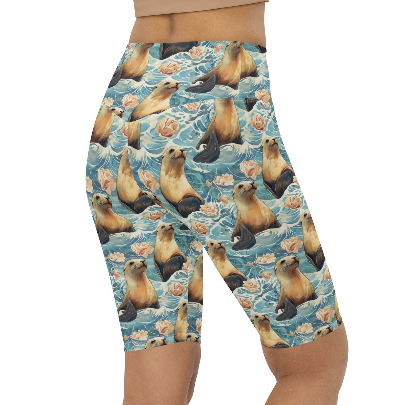 Seaside Sea Lion 8" Inch Shorts - Salinity Swimwear -    - #tag1# - #tag2# - #tag3# - #tag4#