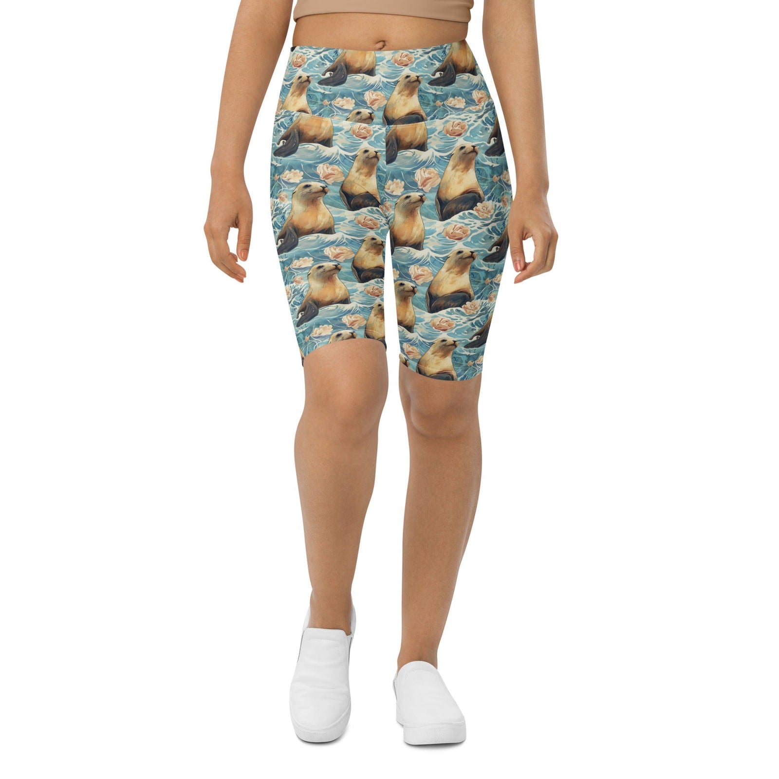 Seaside Sea Lion 8" Inch Shorts - Salinity Swimwear -    - #tag1# - #tag2# - #tag3# - #tag4#