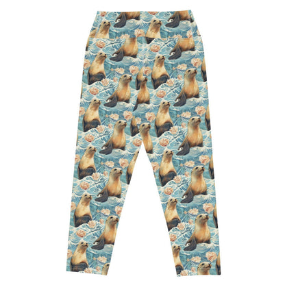Seaside Sea Lion Capri Swim Leggings - Salinity Swimwear