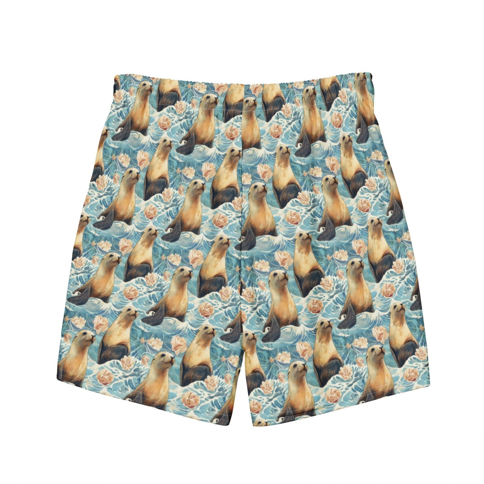 Seaside Sea Lion Men's Swim Trunks - Salinity Swimwear -    - #tag1# - #tag2# - #tag3# - #tag4#