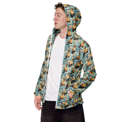 Seaside Sea Lion Men’s windbreaker - Salinity Swimwear -    - #tag1# - #tag2# - #tag3# - #tag4#