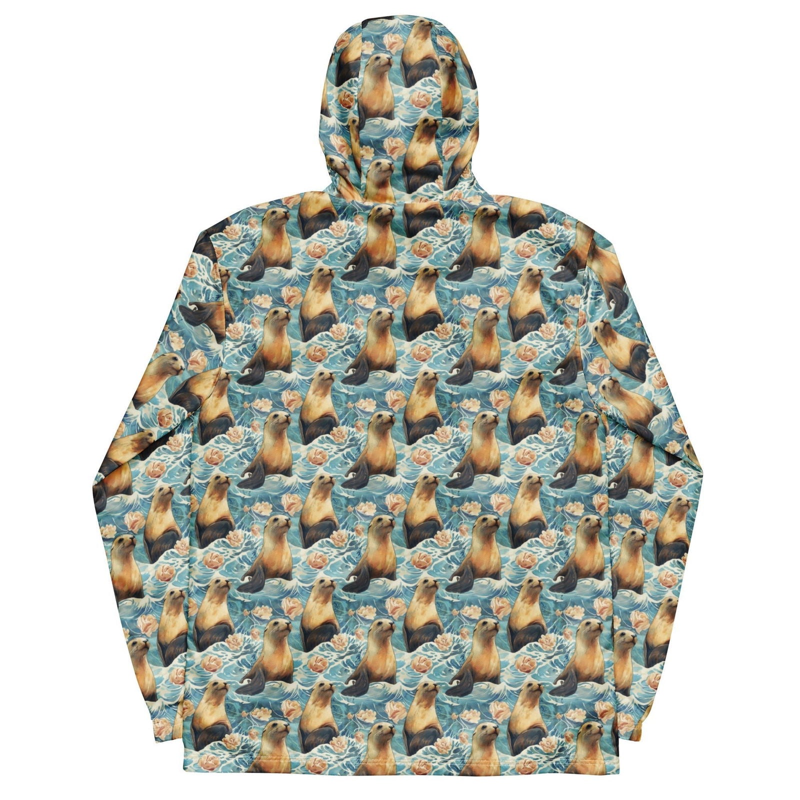 Seaside Sea Lion Men’s windbreaker - Salinity Swimwear -    - #tag1# - #tag2# - #tag3# - #tag4#