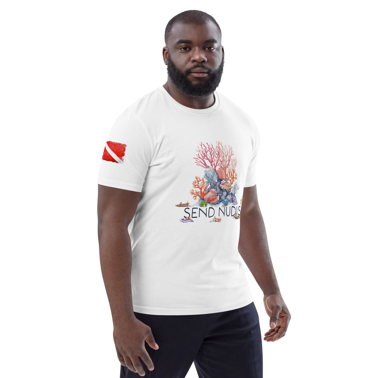 Send Nudis Men's Organic Cotton T-shirt - Salinity Swimwear -    - #tag1#