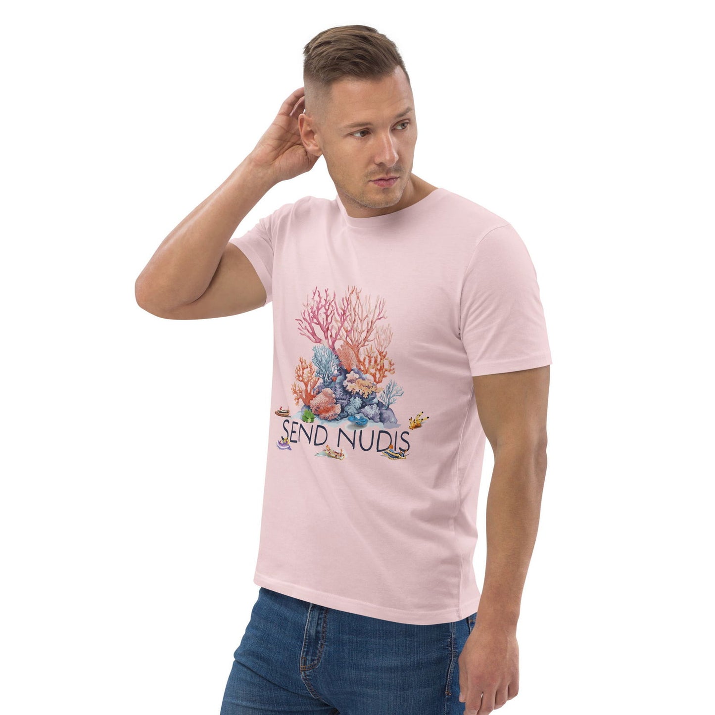 Send Nudis Men's Organic Cotton T-shirt - Salinity Swimwear -    - #tag1#