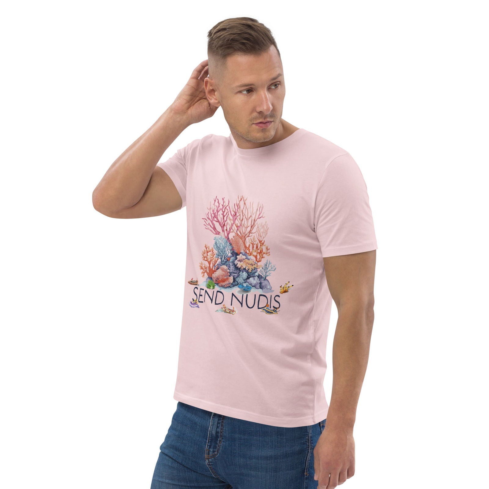 Send Nudis Men's Organic Cotton T-shirt - Salinity Swimwear -    - #tag1#