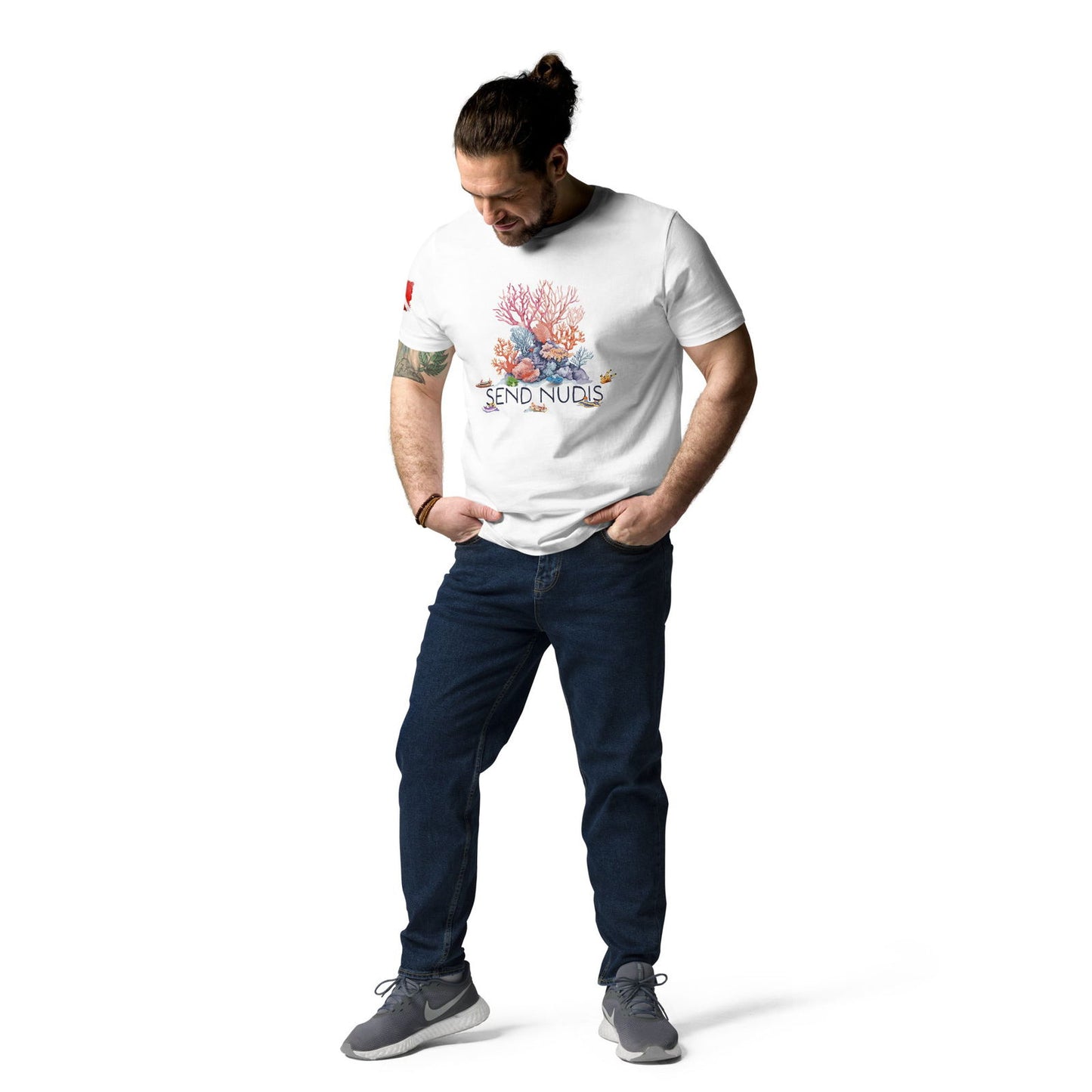 Send Nudis Men's Organic Cotton T-shirt - Salinity Swimwear -    - #tag1#