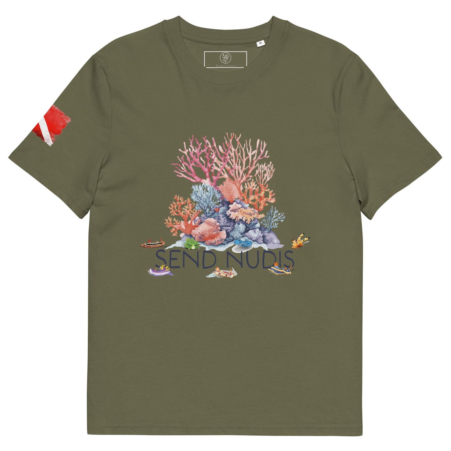 Send Nudis Men's Organic Cotton T-shirt - Salinity Swimwear -    - #tag1#