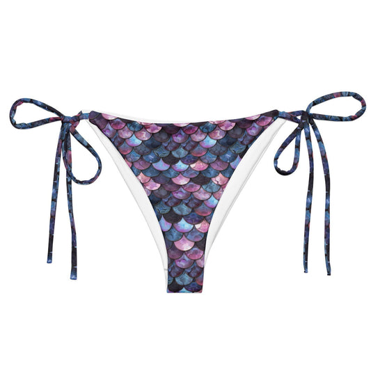 Shadowy Sea Siren Eco String Bikini Bottom - Salinity Swimwear