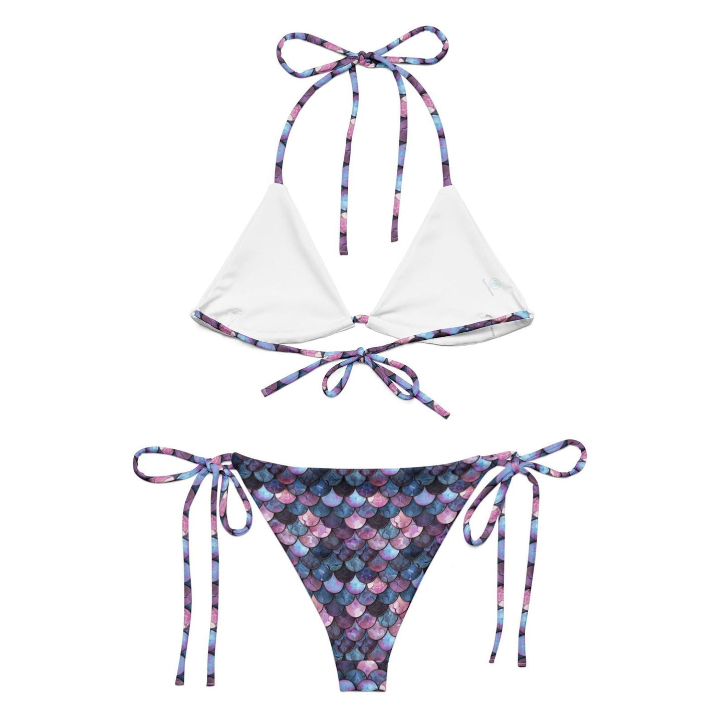 Shadowy Sea Siren Eco String Bikini Set - Salinity Swimwear