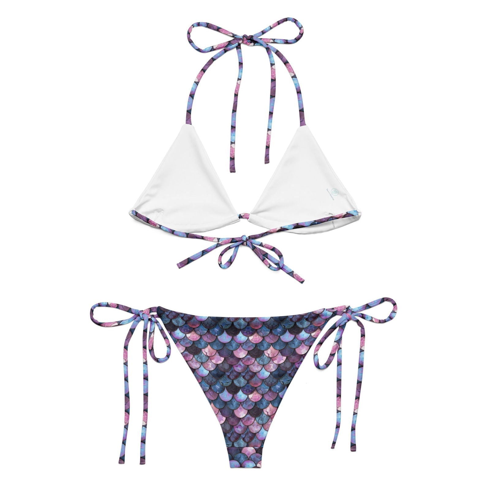 Shadowy Sea Siren Eco String Bikini Set - Salinity Swimwear