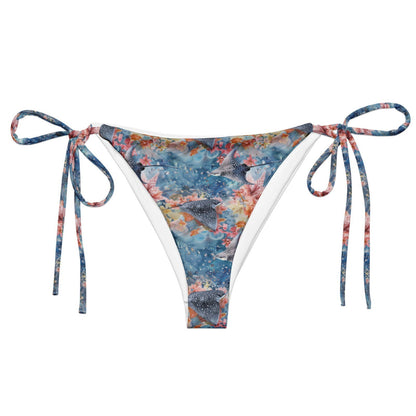 Spotted Eagle Ray Eco String Bikini Bottom - Salinity Swimwear