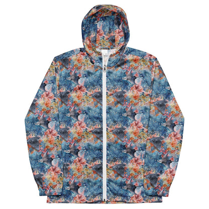 Spotted Eagle Ray Men’s windbreaker - Salinity Swimwear - Windbreaker   - #tag1# - #tag2# - #tag3# - #tag4#